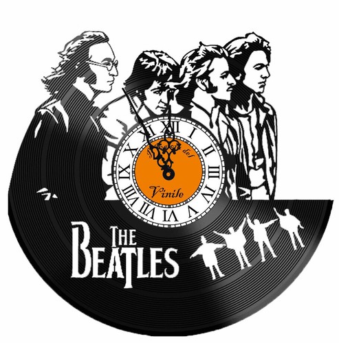Orologio parete vinile - da, in