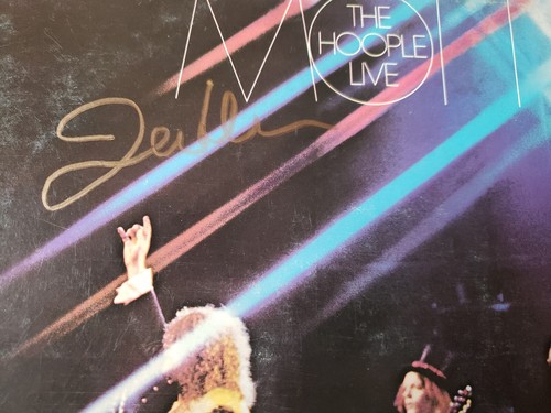 Hand signed ian hunter - hand,