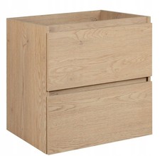 Armadio Armadietto Bagno Lavandino Lavabo Mobile Sottolavabo 60 cm SIMPLE Chiaro