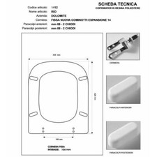 COPRIWATER SEDILE RIO BIANCO