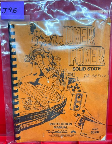 Joker poker originale gottlieb - poker,