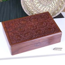 Sateek large carved storage - carved,