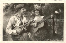 Gitarre Mandoline Musik Paar 