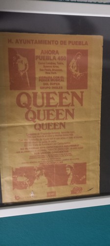 Queen flyer original puebla - flyer,