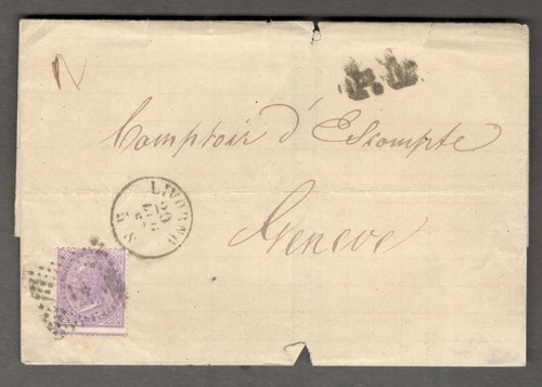 1867 italia lettera - 1867,