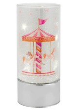 Lampada cilindro in vetro con