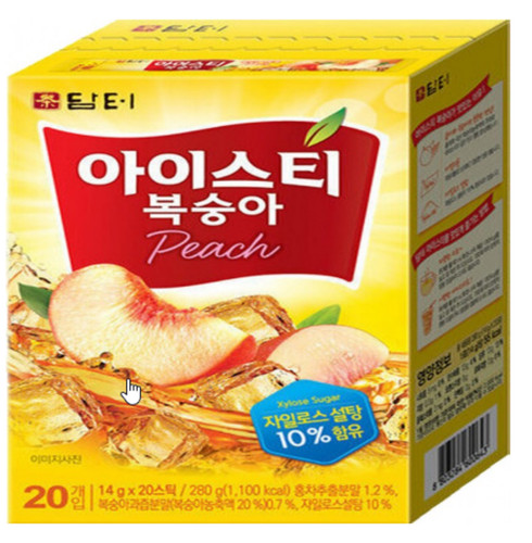 Damteo iced tea peach 280 - iced,