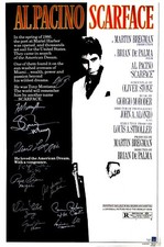 "Scarface" Cast Signed Poster