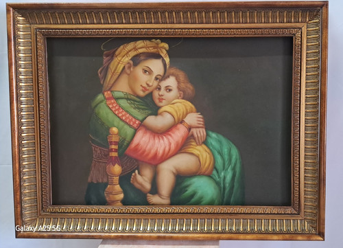 Quadro madonna seggiola - quadro,