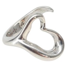 Anello A Cuore Aperto Elsa Peretti Tiffany & Co. Argento 925 Gioielli