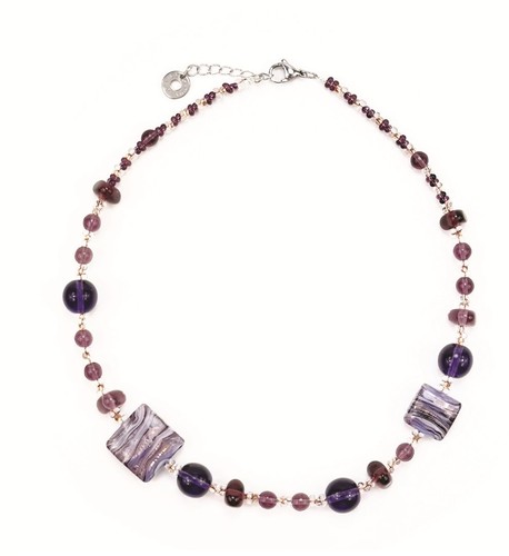 Collana antica murrina venezia - murrina,