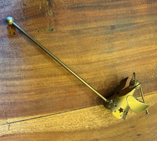 Candela antica angolare ottone