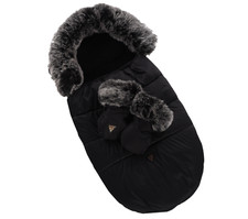 SACCO A PELO E GUANTI INVERNALI ORIGINALI PER PASSEGGINO JUNAMA