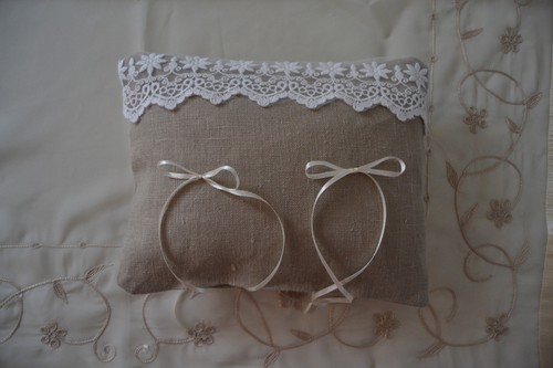 Cuscino portafedi matrimonio - cuscino,