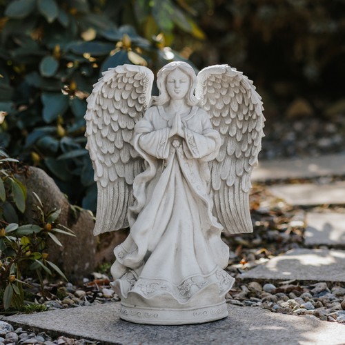 Statua pietra angelo orante - pietra,