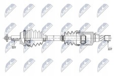 Semiasse Assale posteriore Sx SMART FORTWO Cabrio Coupé 451