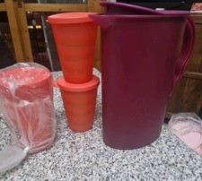 Tupperware Set Brocca E 4 Bicchieri Nuovi Classici