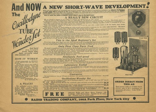 1933 radio trading - 1933,