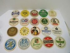 20 Sottobicchieri Pubblicitari Vintage Bevande Birra Hotel Eventi Usati COSÌ COME SONO LOTTO C