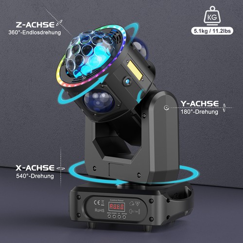 Fascio laser led 180 rgbw - laser, w