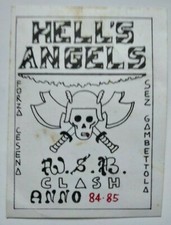 ULTRAS CESENA WS BRIGADEN HELLS ANGELS SEZ. GAMBETTOLA TESSERA 1984 