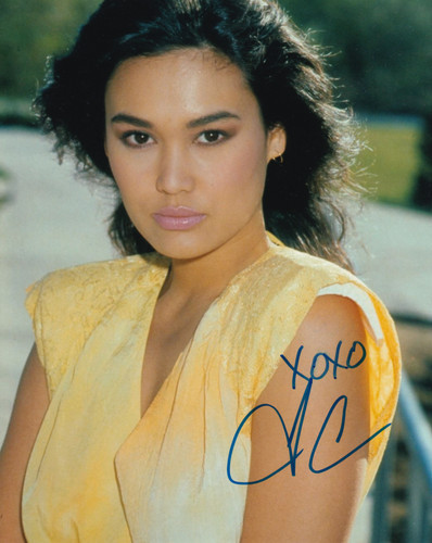 Tia carrere autografo firmato - autografo,