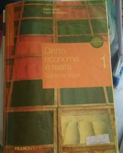 Diritto economia realtà 1 - diritto,