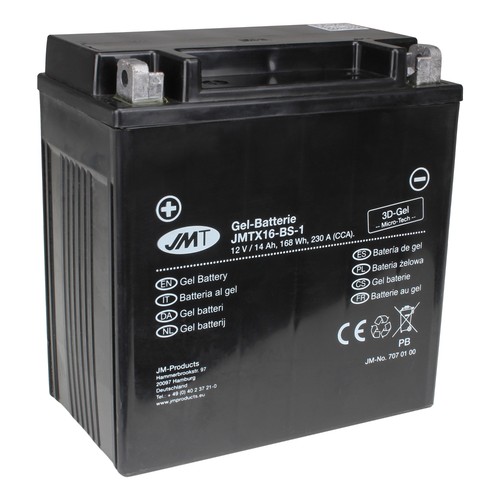 Batteria moto ytx16 - ytx16-bs-1, gel