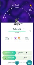 Shiny Salandit FemaIe - P T C - Leggi Descrizione