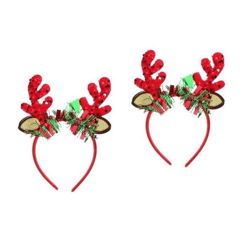 Pack cerchietto corna renna - 2,