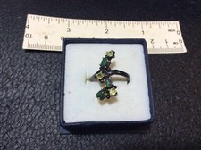 ANELLO IN ARGENTO PLACCATO IN ORO CON OPALI NATURALI MIS.8