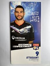 LISANDRO LOPEZ-Olympique Lione-7 Cappellini ARGENTINA-Ex-Racing Club-FC Affrancatura--AK