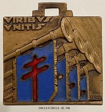 GENOVA CROCE ROSSA GIORNATA DELLE 2 CROCI MED. CONSORZIO ANTITUBERCOLARE 1933