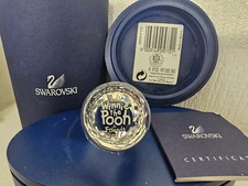 TARGA TITOLO SWAROVSKI DISNEY 'WINNIE THE POOH' NUOVA