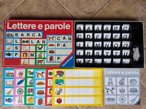Lettere parole gioco di - e,
