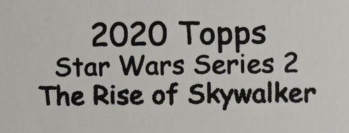 2020 topps star - wars, rise