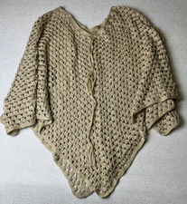 Poncho scialle maglione boho