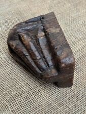 Antico Wooden da Parete Portacandele Originale Old Sottile Fatta a Mano