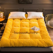 Materasso Tatami Comodo Morbido Pieghevole Singolo Matrimoniale Spessore Caldo Velluto Latte