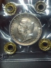 5 Lire Aquilino 1930 Bordo Largo Al Dritto Fdc 