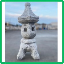 Statua pagoda lanterna lampada giapponese da giardino zen per esterno pietra H33