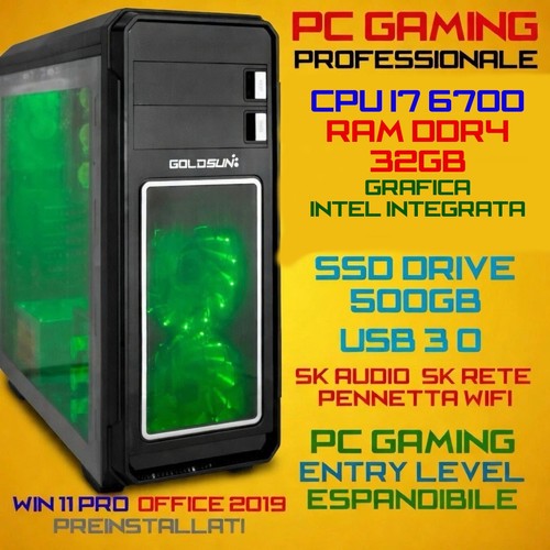 Fisso cpu intel - pc, i7-6700