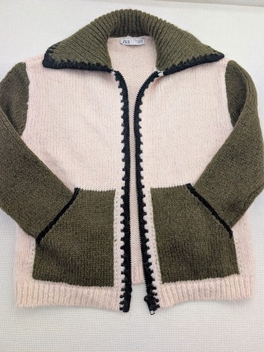 Zara maglia maglione cappotto - zara,