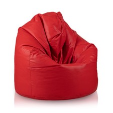 Bepouf Pouf a Sacco Morbido in Ecopelle con Imbottitura in Palline di