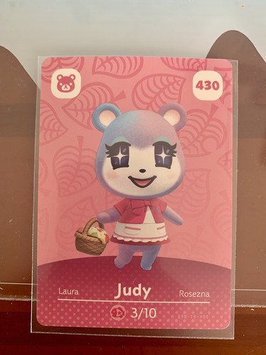 Judy amiibo card - card, serie