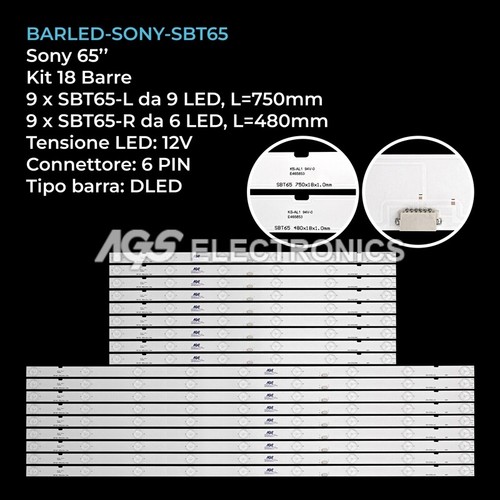 Kit barre strip led sony - kit, 18