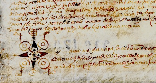 1560 pergamena latin - 1560,