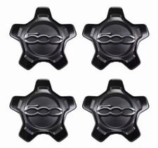 Set 4 Coprimozzo Ruota Nero