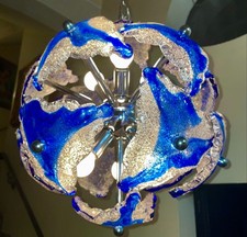 Lampadario Sputnick in vetro