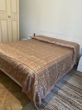 Copriletto vintage matrimoniale con frange – Nuovo mai usato